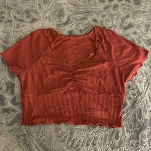 V neck lace shirt (available in bundle only)